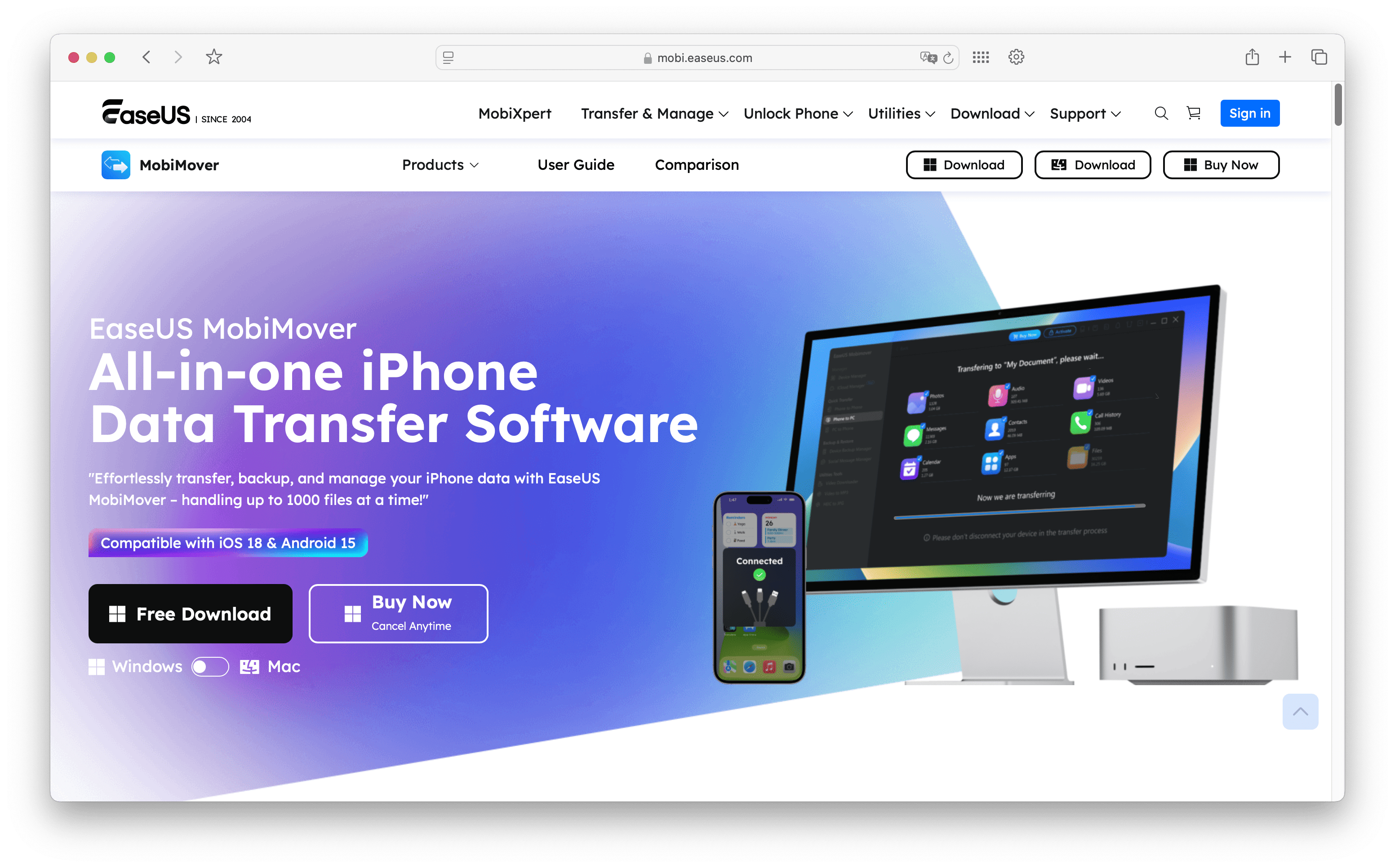 Easeus Mobimover Review Landing Page Easeus Mobimover Review Landing Page