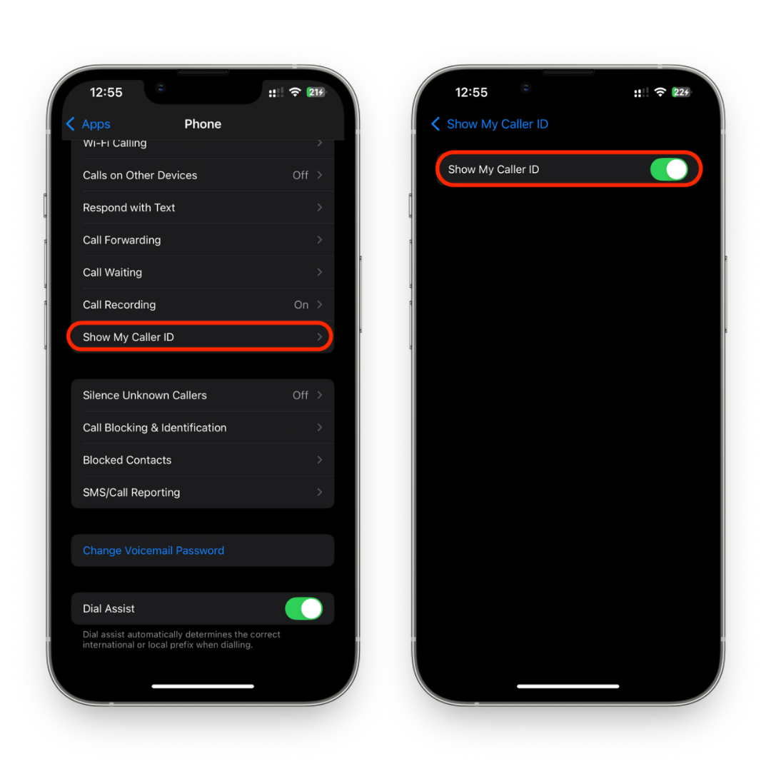 How to Block Caller ID on I Phone