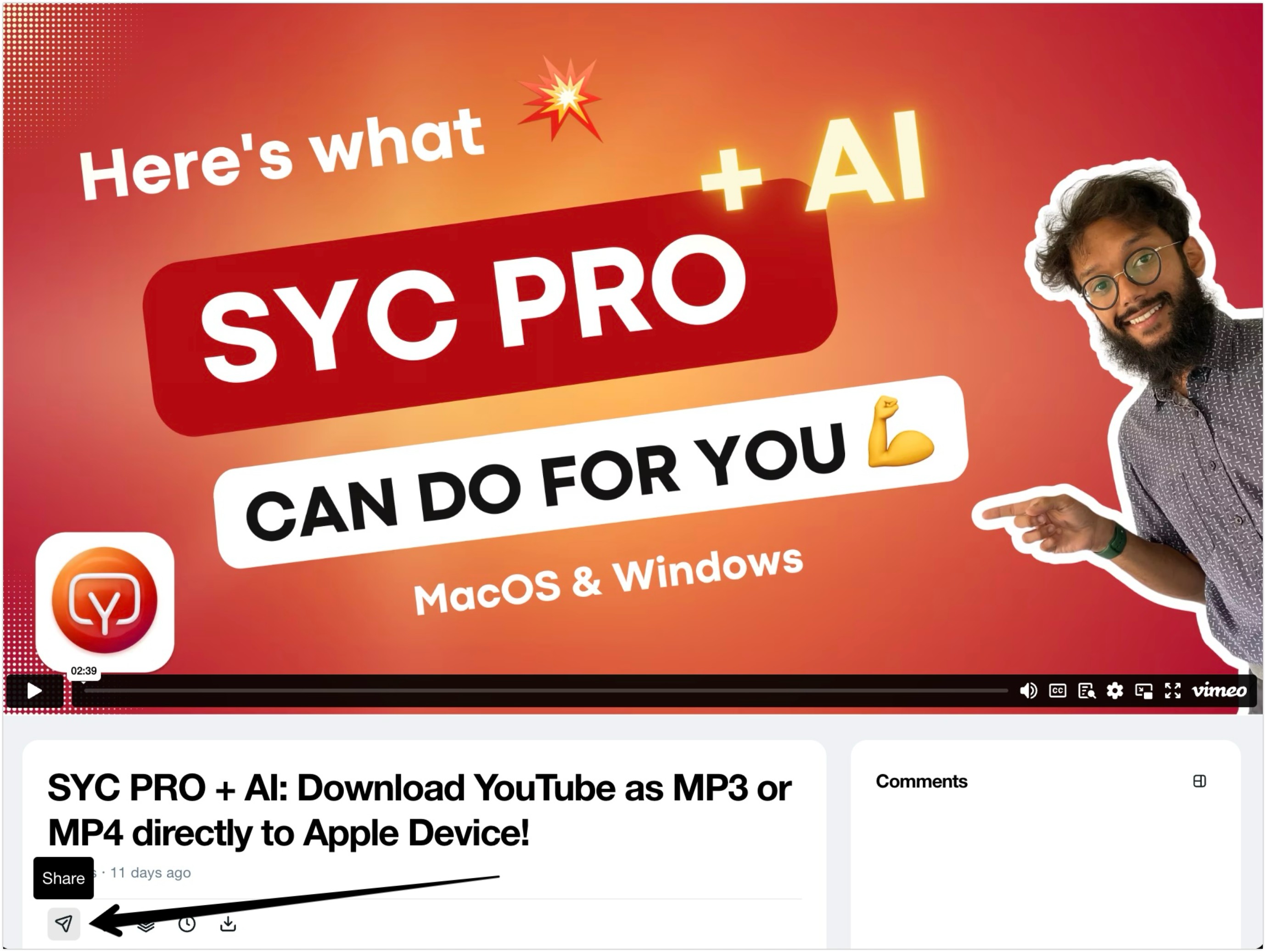 Syc Pro Free Vimeo Downloader  Step 1 (1)