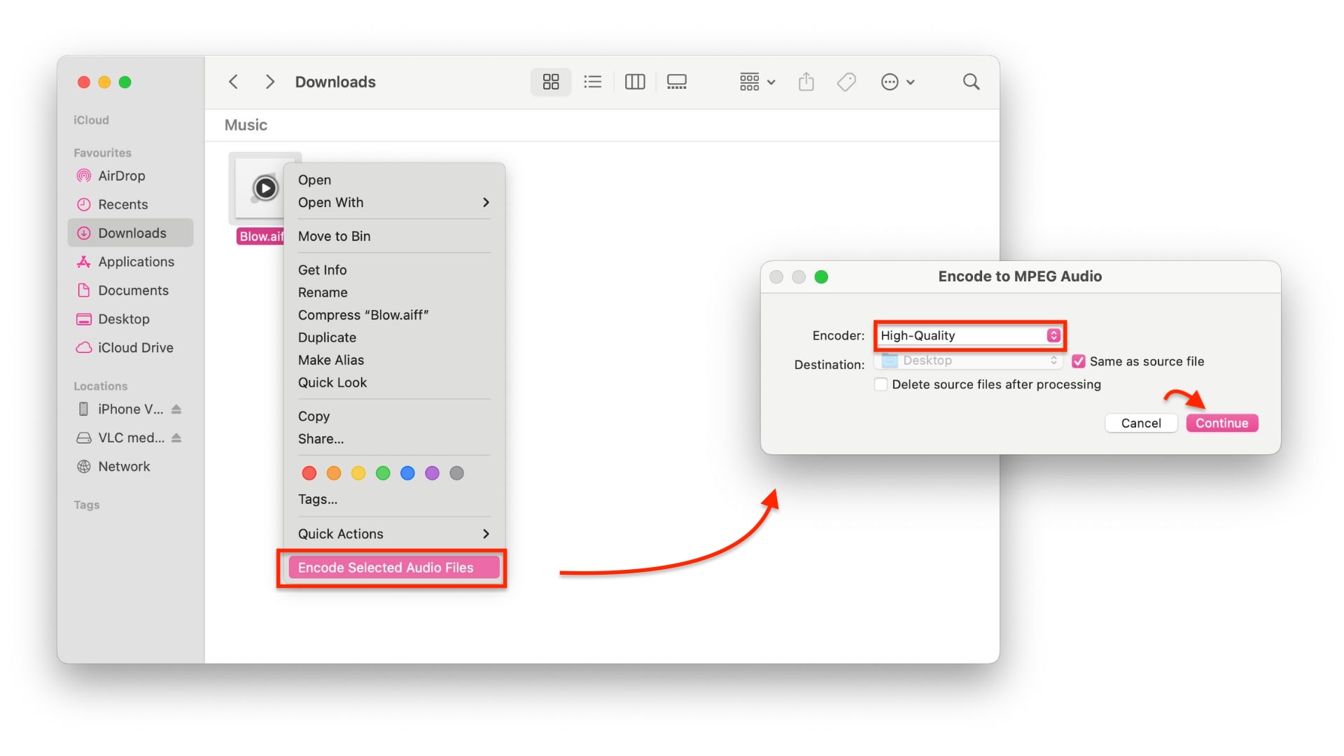 How to Convert Audios in Mac Os Finder How to Convert Audios in Mac Os Finder