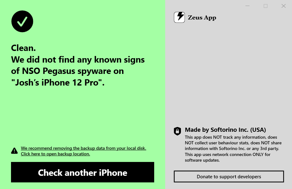 Learn About Pegasus Spyware Zeus App Image 5