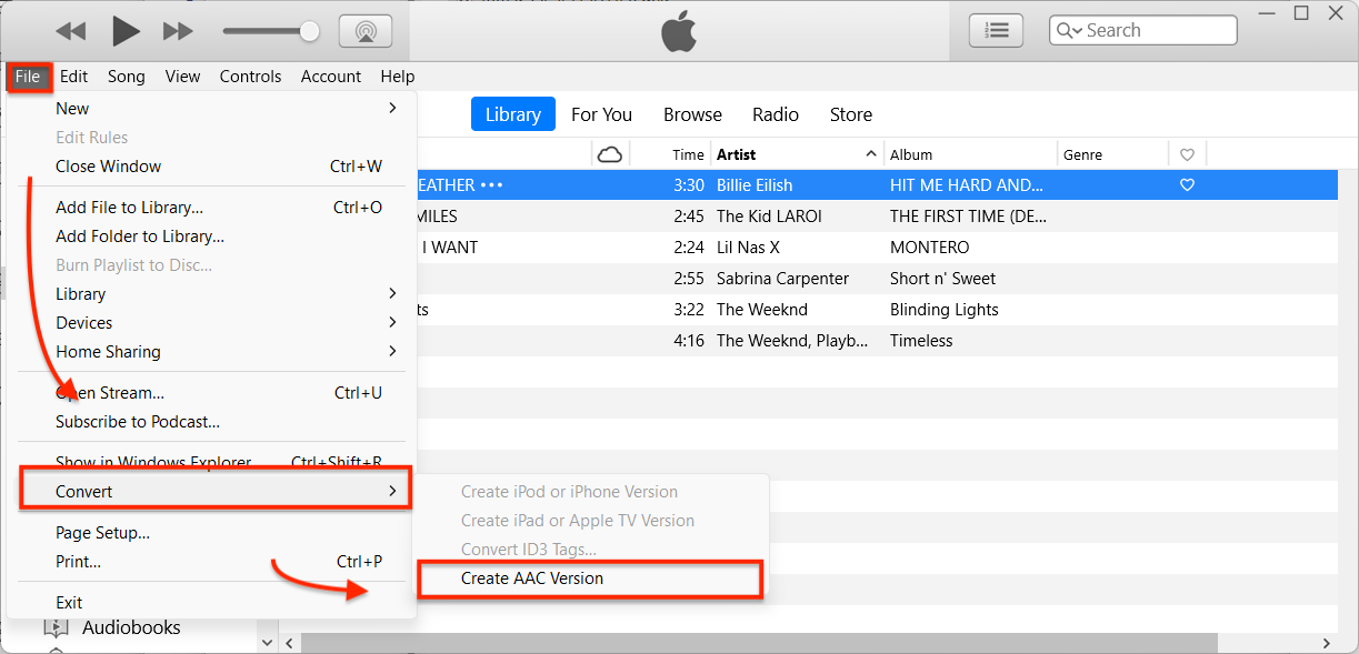 How to Convert Audios Using I Tunes on Windows How to Convert Audios Using I Tunes on Windows