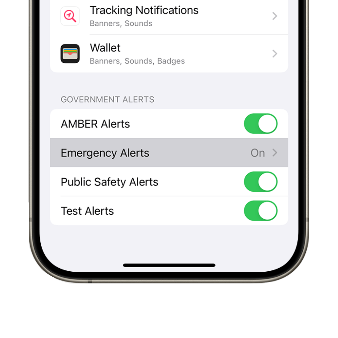 Disable Amber Alerts on Your I Phone
