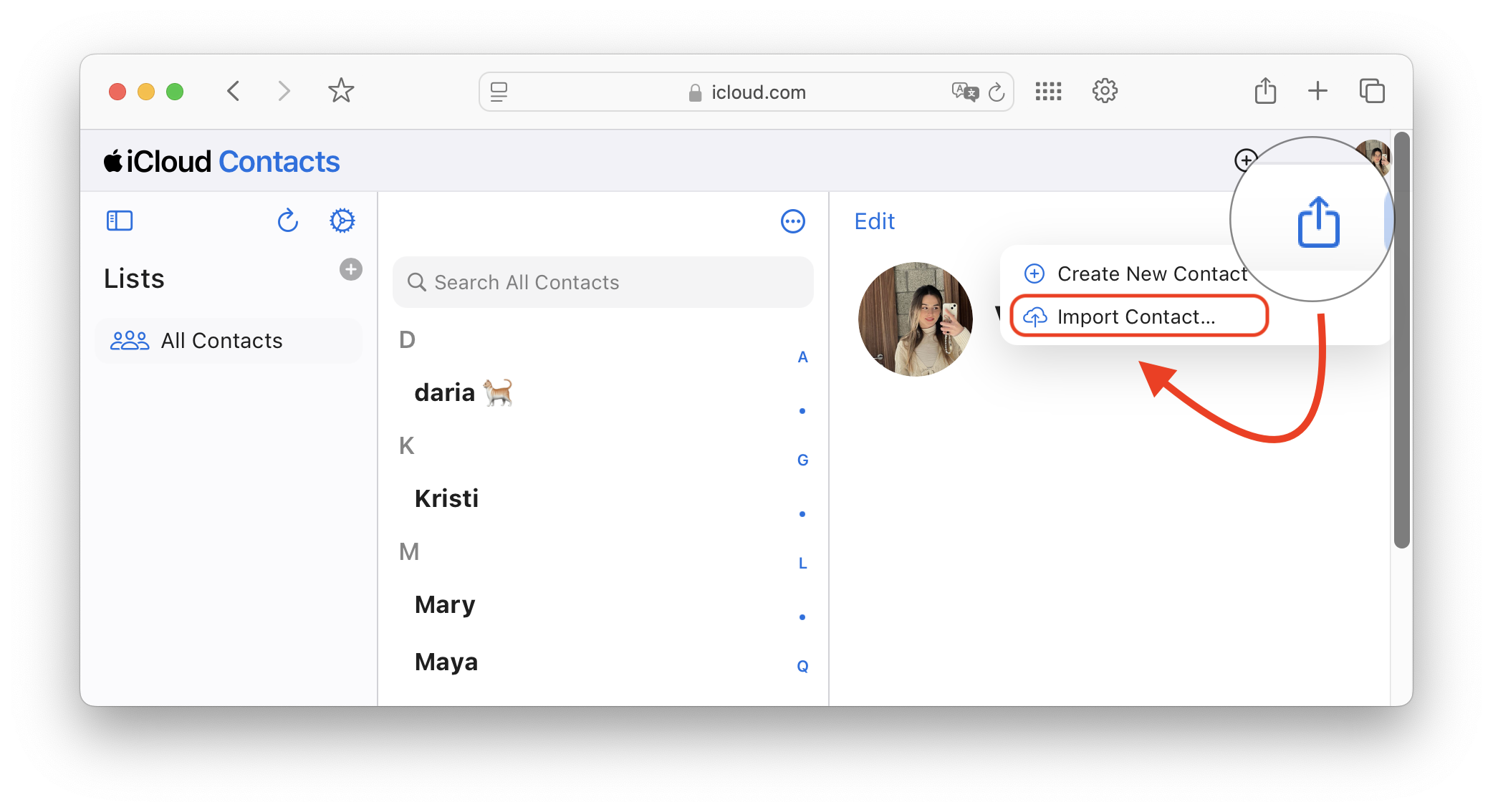 Transfer Google Contacts Using I Cloud Step 2 Transfer Google Contacts Using I Cloud Step 2