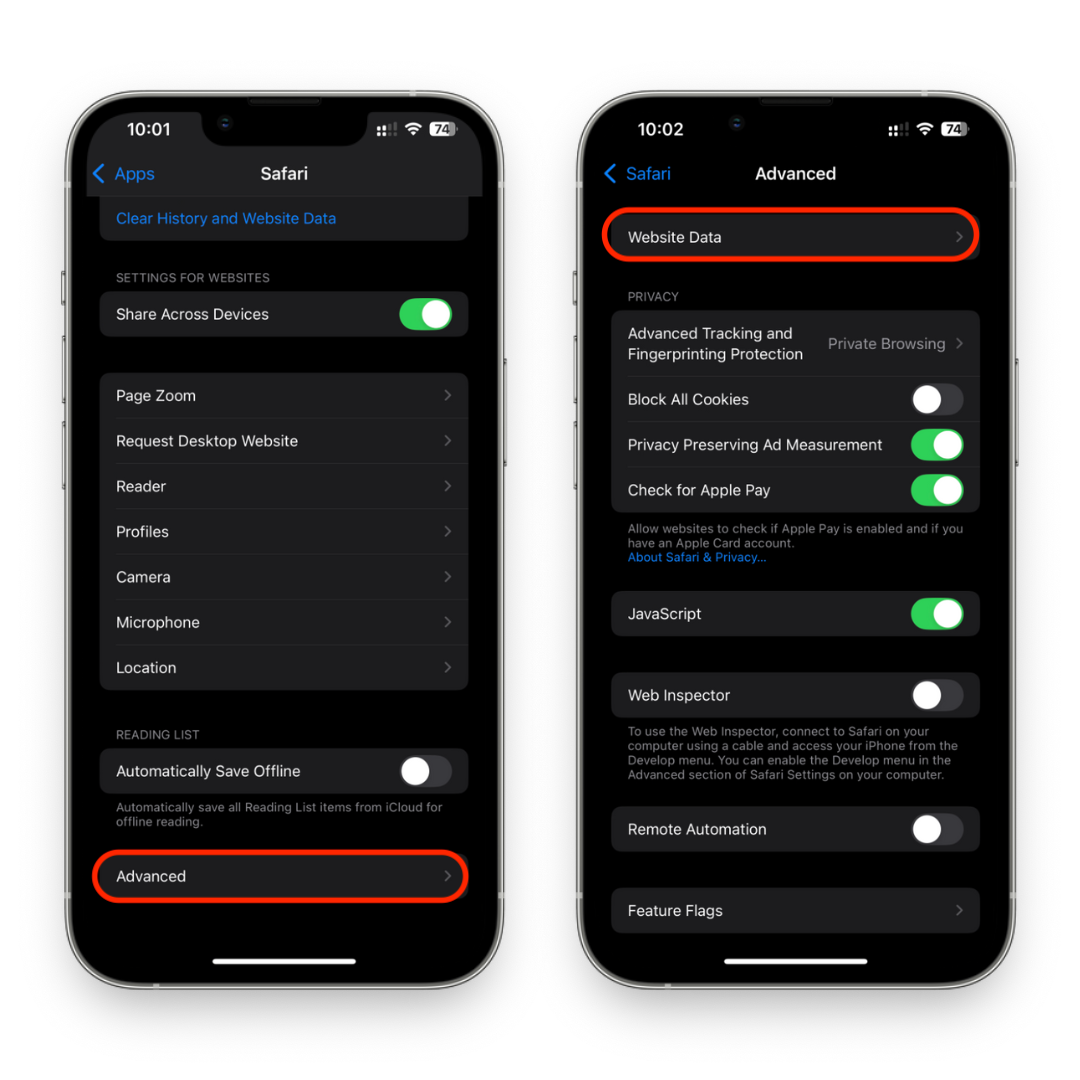To Delete Specific Sites in Safari To Delete Specific Sites in Safari