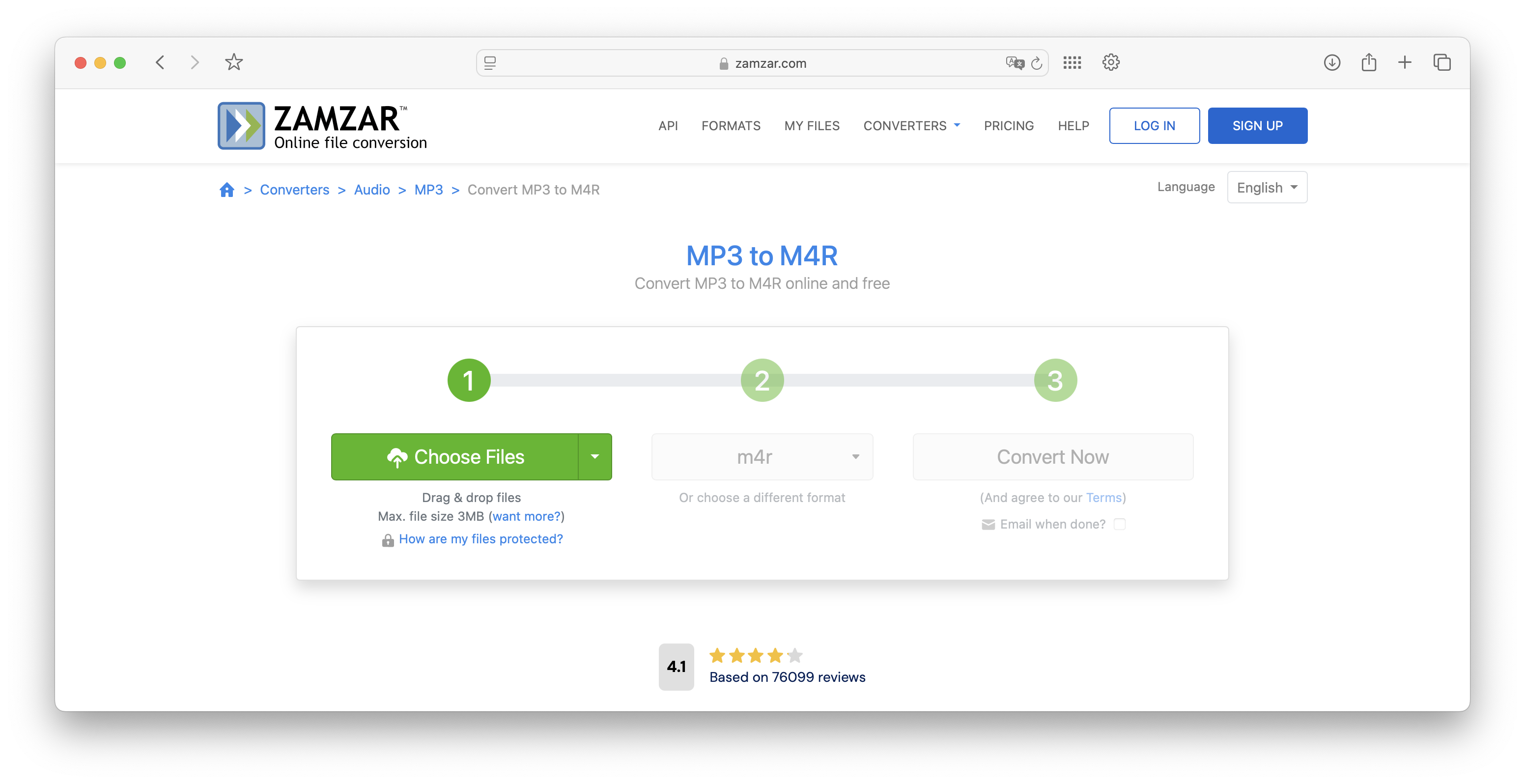 How to Convert M P3 to M4 R Ringtone With Zamzar Converter