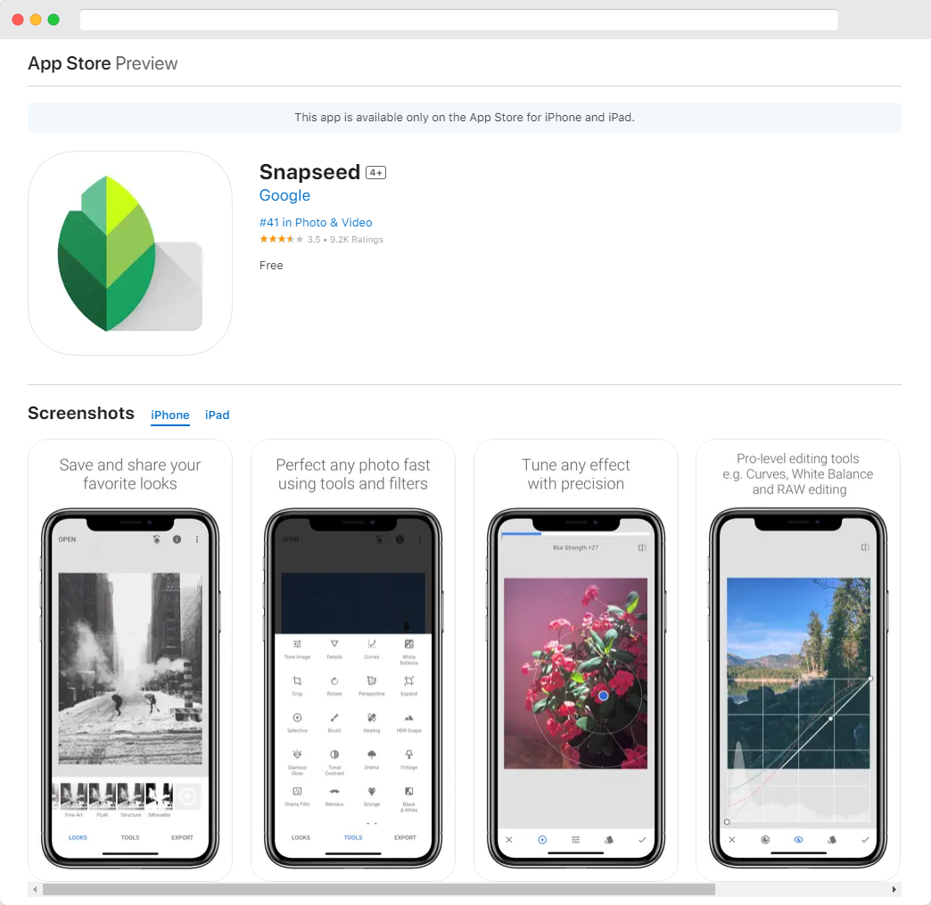 Best Free Photo Editing App for iPhone Snapseed Best Free Photo Editing App for iPhone Snapseed
