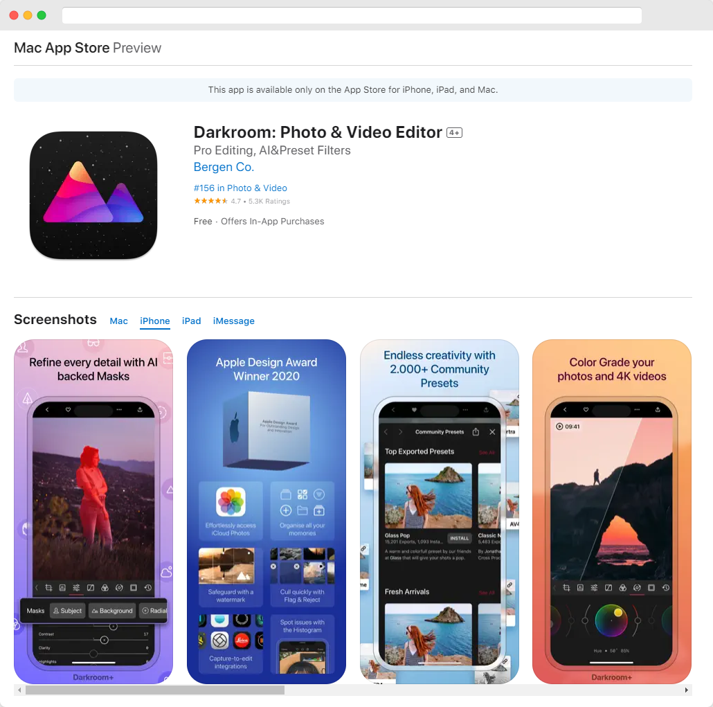 Best Free Photo Editing App for iPhone Darkroom Best Free Photo Editing App for iPhone Darkroom