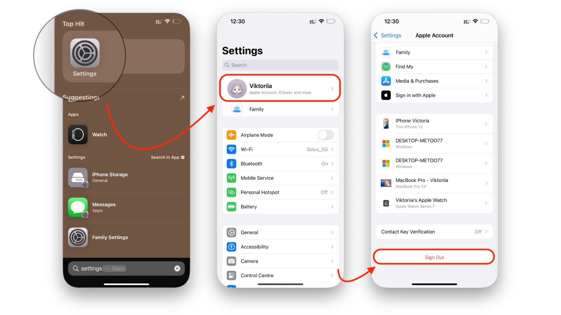 Turning off I Phone Activation Lock & Reset and Erase All Data Step 1 Turning off I Phone Activation Lock & Reset and Erase All Data Step 1