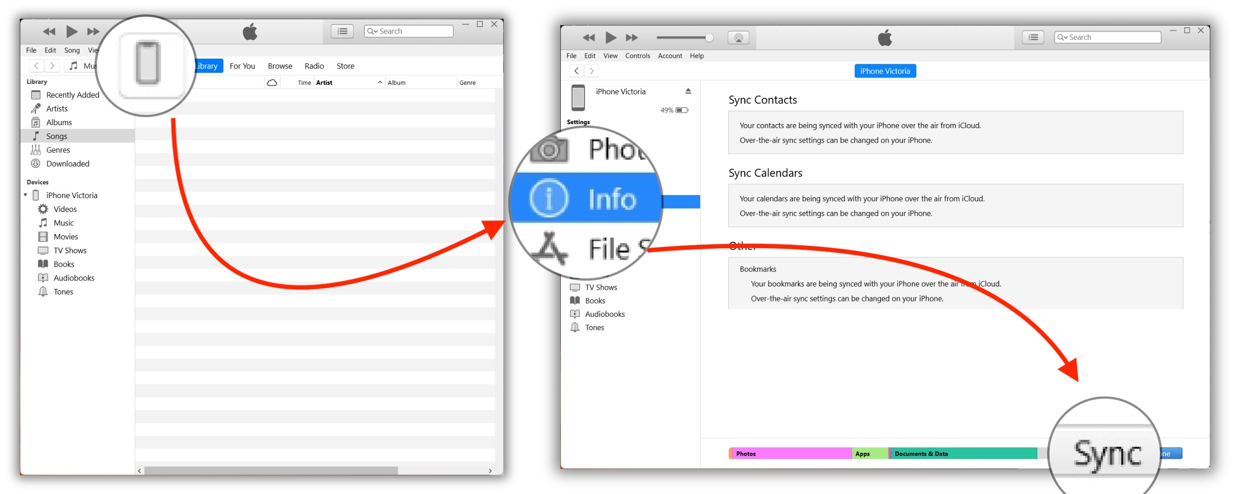 Transfer Contacts From I Phone to I Phone Using I Tunes Transfer Contacts From I Phone to I Phone Using I Tunes
