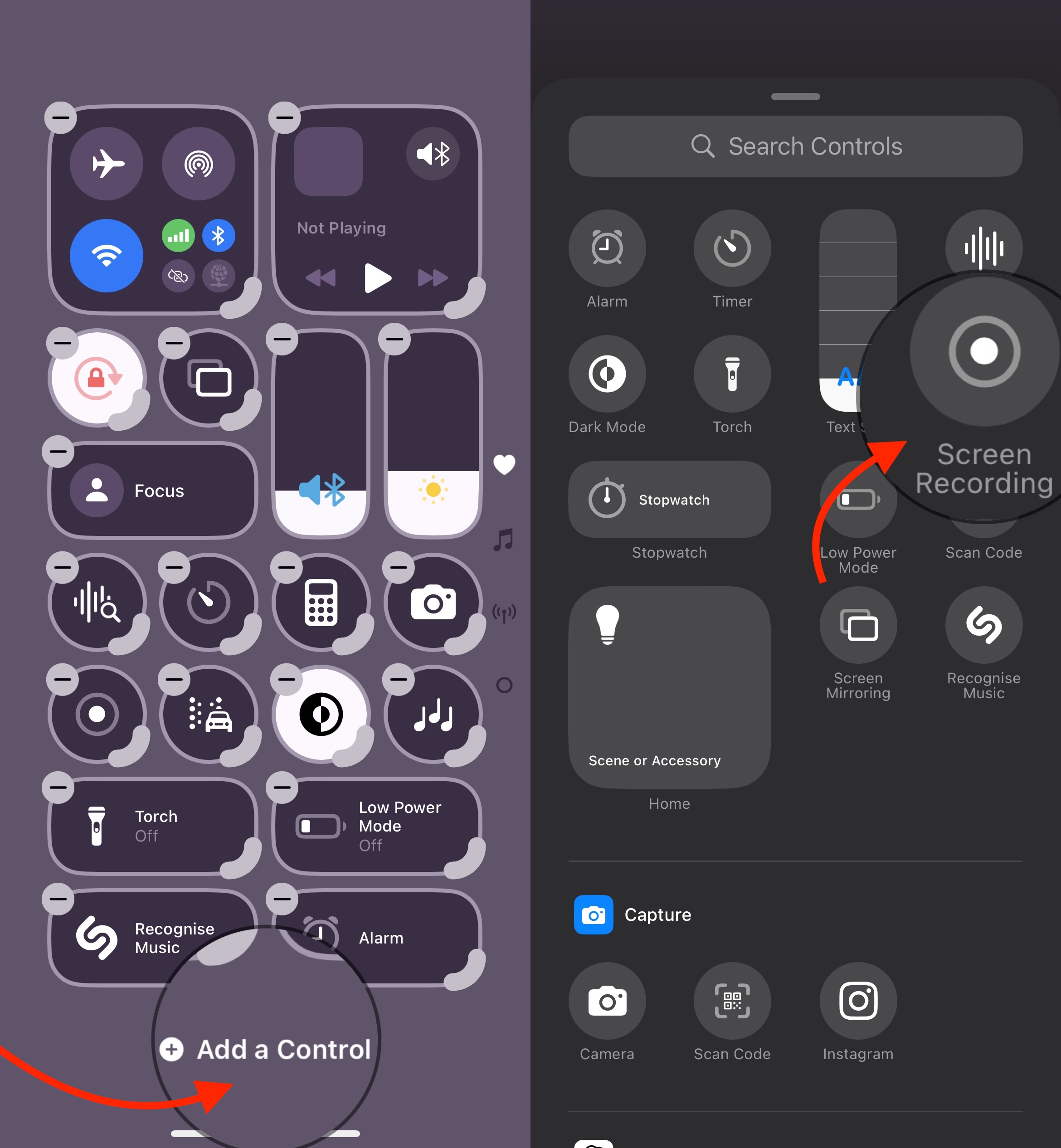 Screen Record I Phone Step 1 Screen Record I Phone Step 1