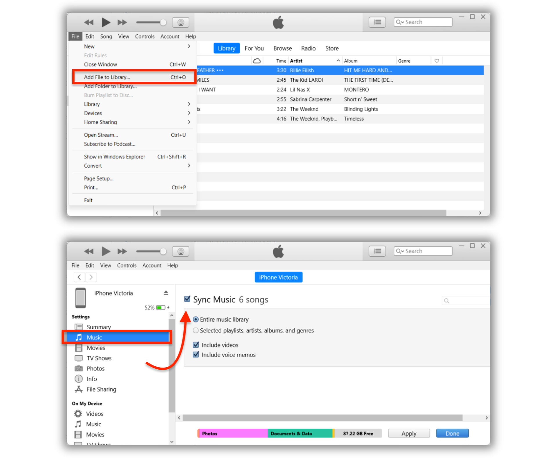 How to Transfer Music From Pc to I Pad Using I Tunes How to Transfer Music From Pc to I Pad Using I Tunes