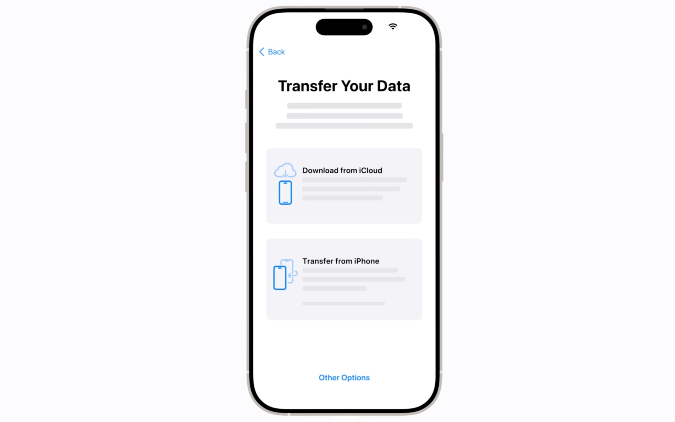 How to Transfer I Phone to I Phone Quick Start Image 2