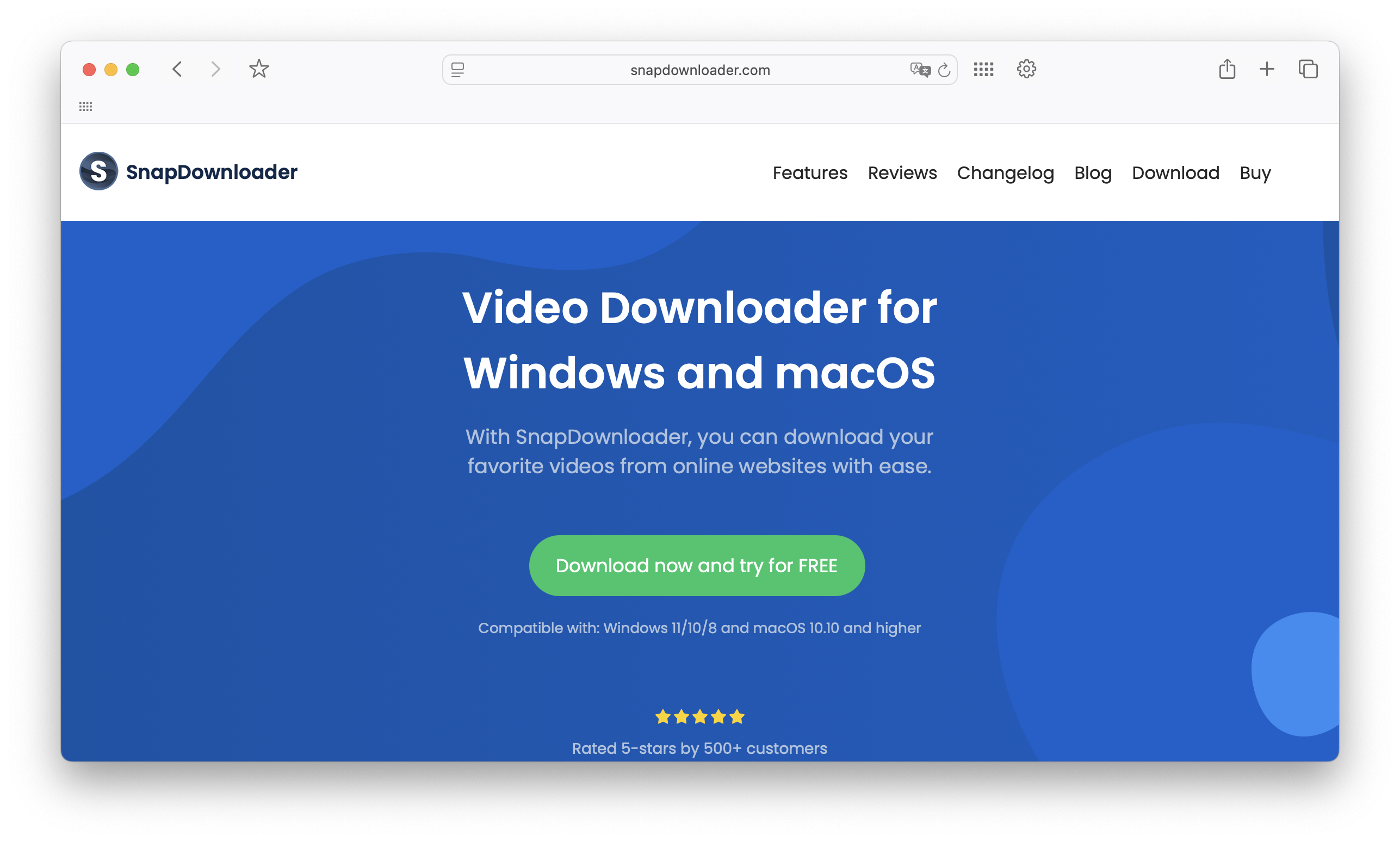 Snap Downloader Landing Page Snap Downloader Landing Page