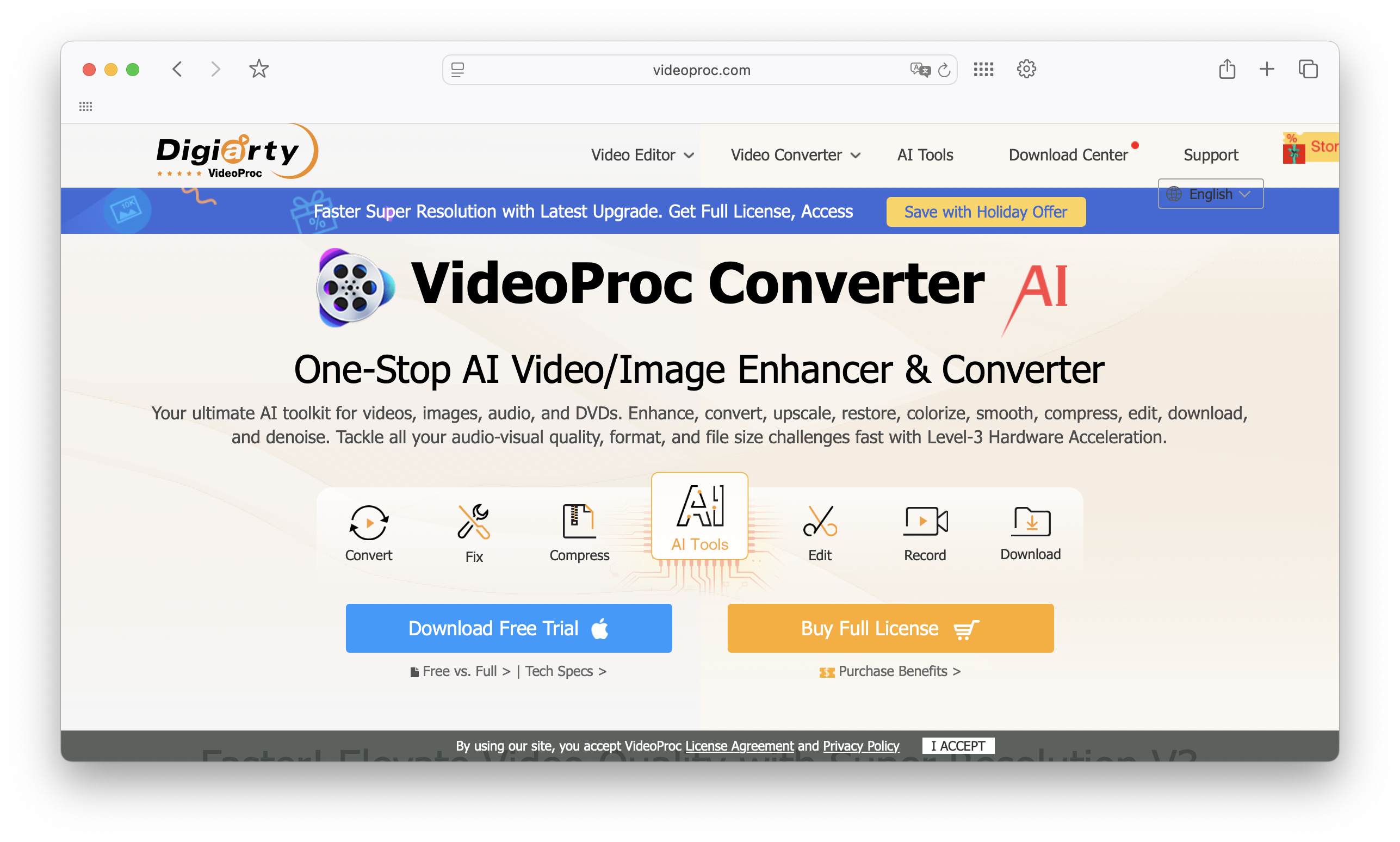 Video Proc Converter Landing Page Video Proc Converter Landing Page