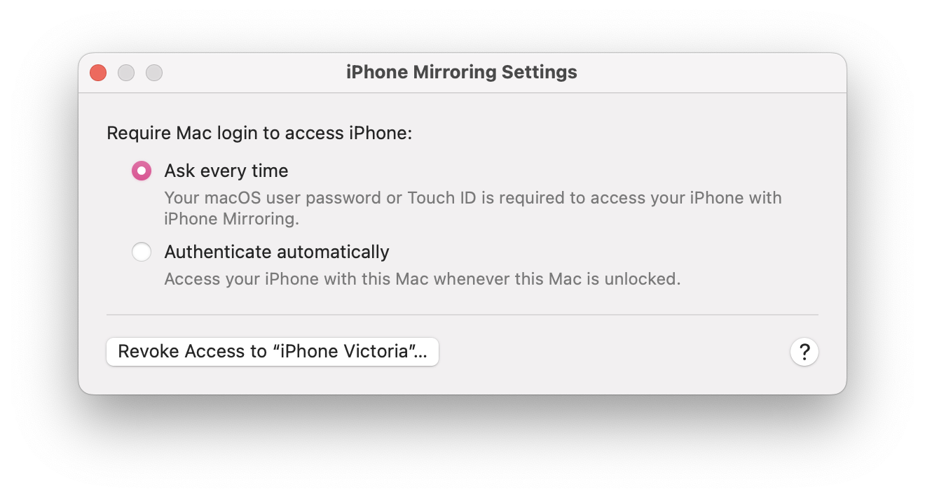 Setting up Continuity and I Phone Mirroring Mac Setting up Continuity and I Phone Mirroring Mac