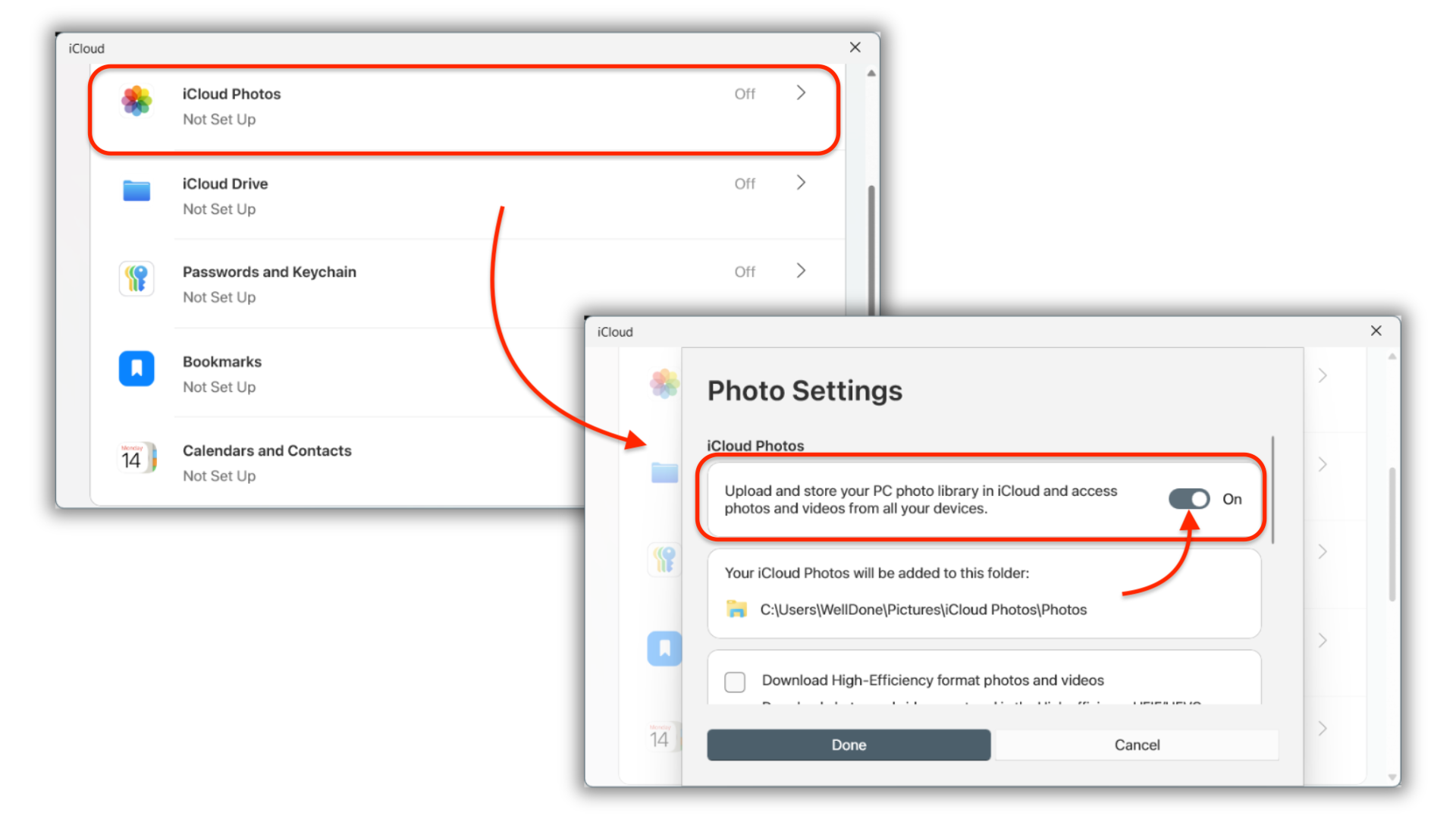 Upload Photos to I Cloud From Windows Upload Photos to I Cloud From Windows