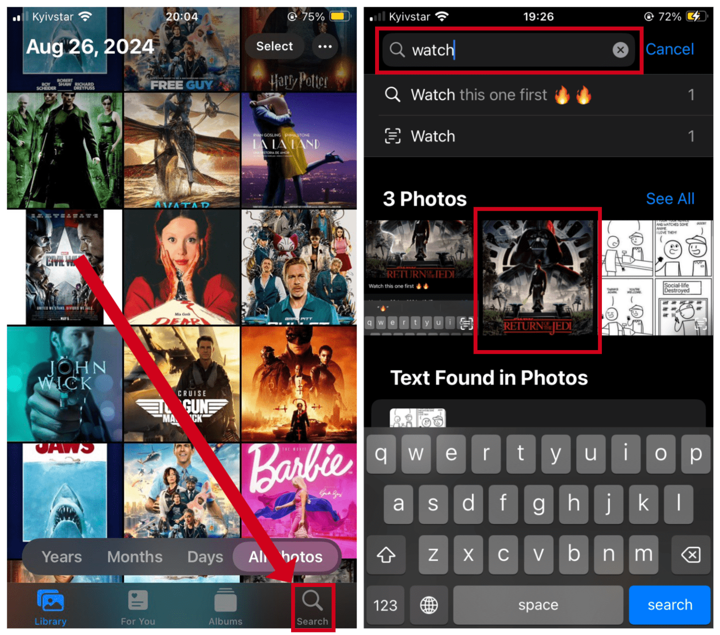 How to Add Caption to Photo on iPhone Search by Caption Min