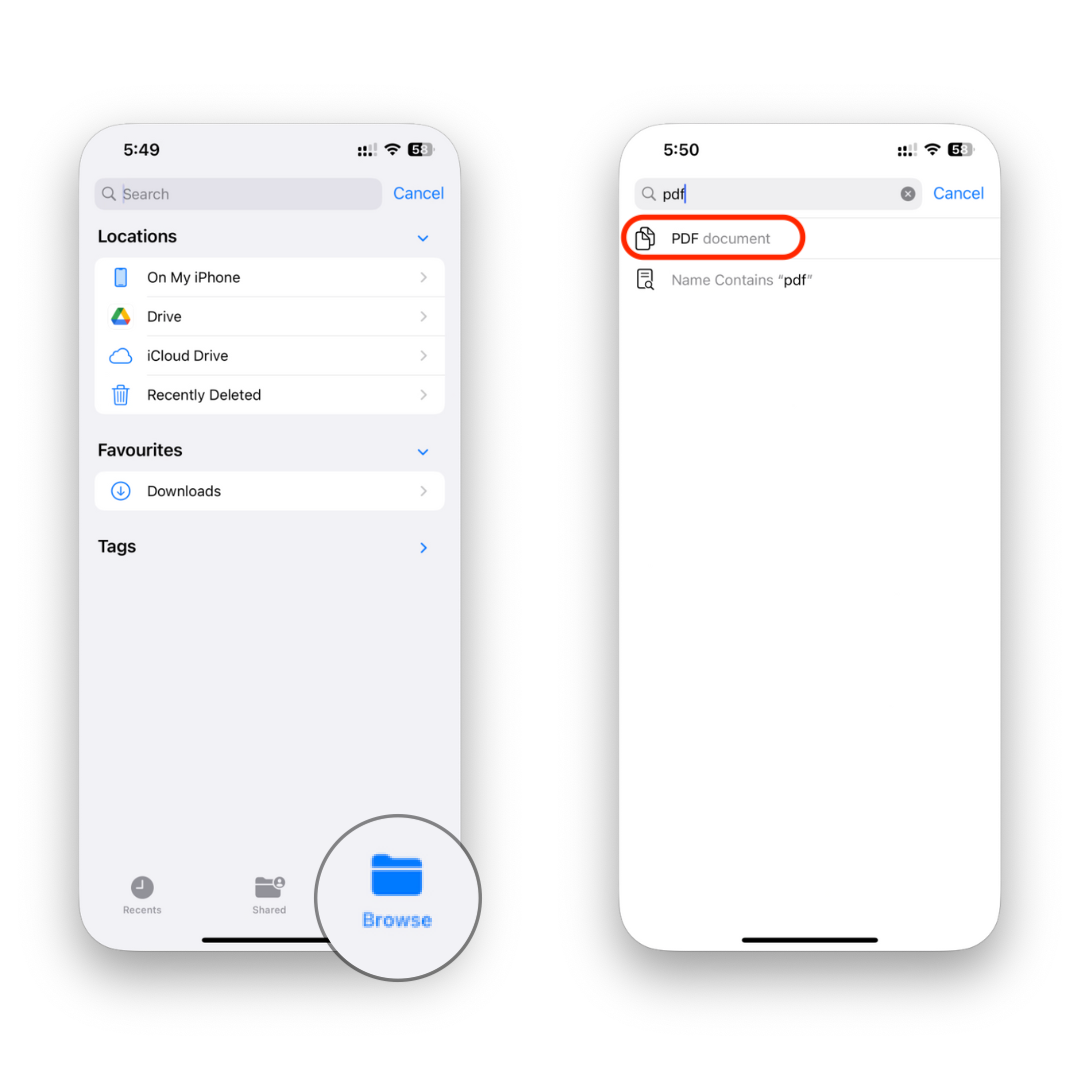 Access Downloads on I Phone or I Pad Method 2 Access Downloads on I Phone or I Pad Method 2