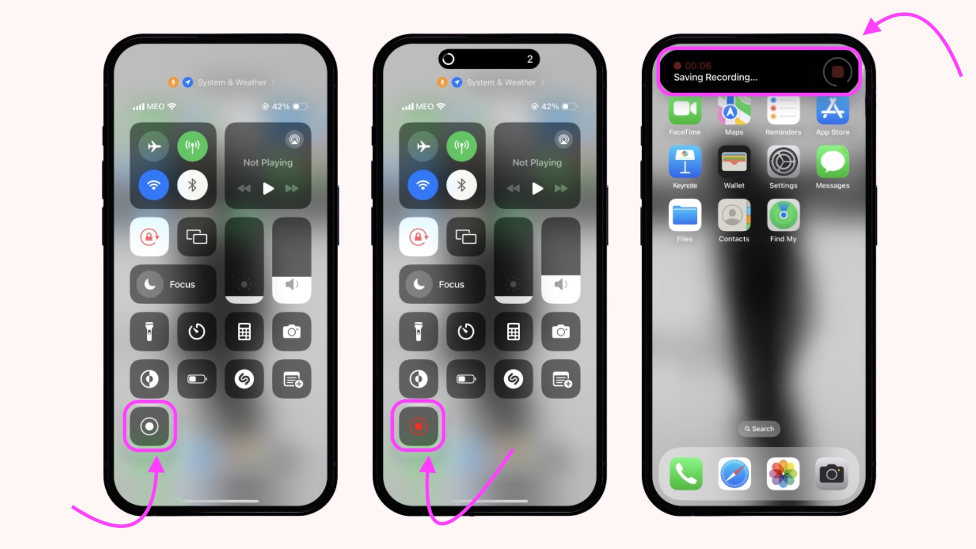 Screen Record I Phone Step 2 Screen Record I Phone Step 2