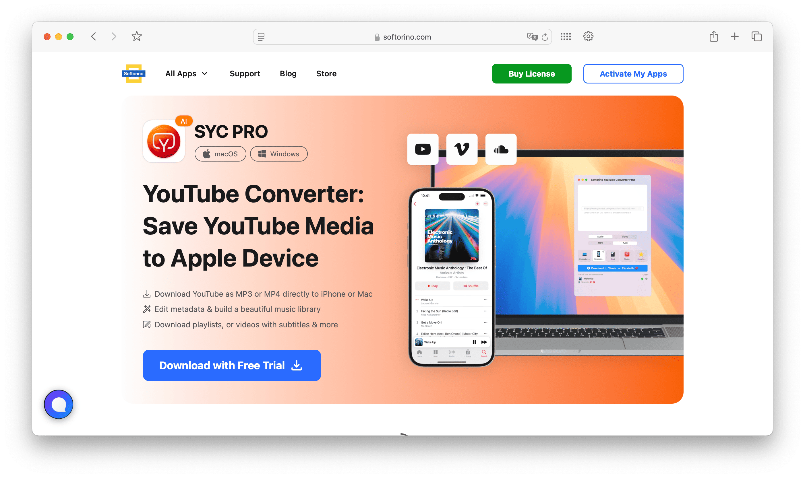 Syc Pro Landing Page