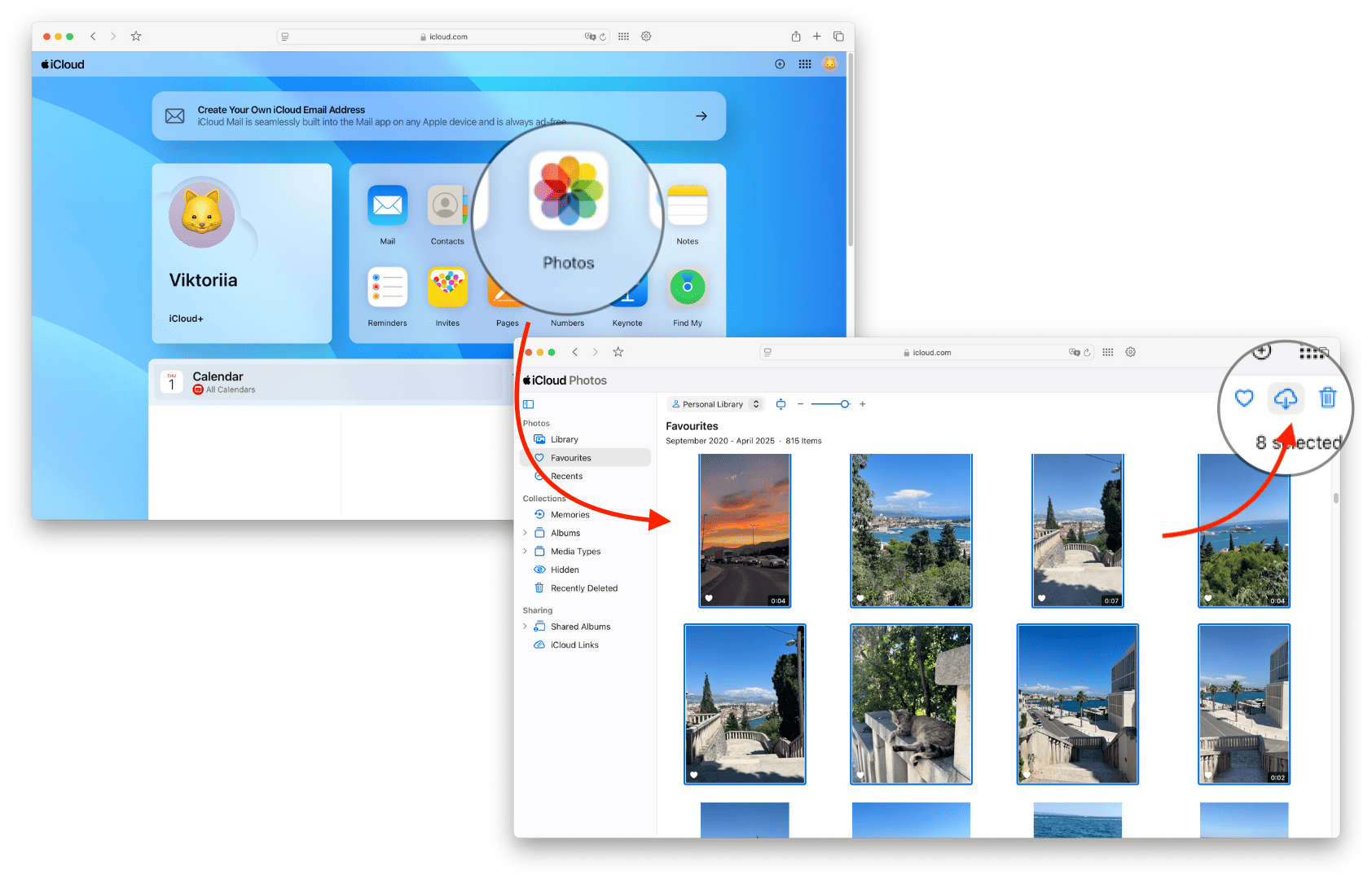 Transfer Photos Wirelessly Via I Cloud Step 2 Transfer Photos Wirelessly Via I Cloud Step 2